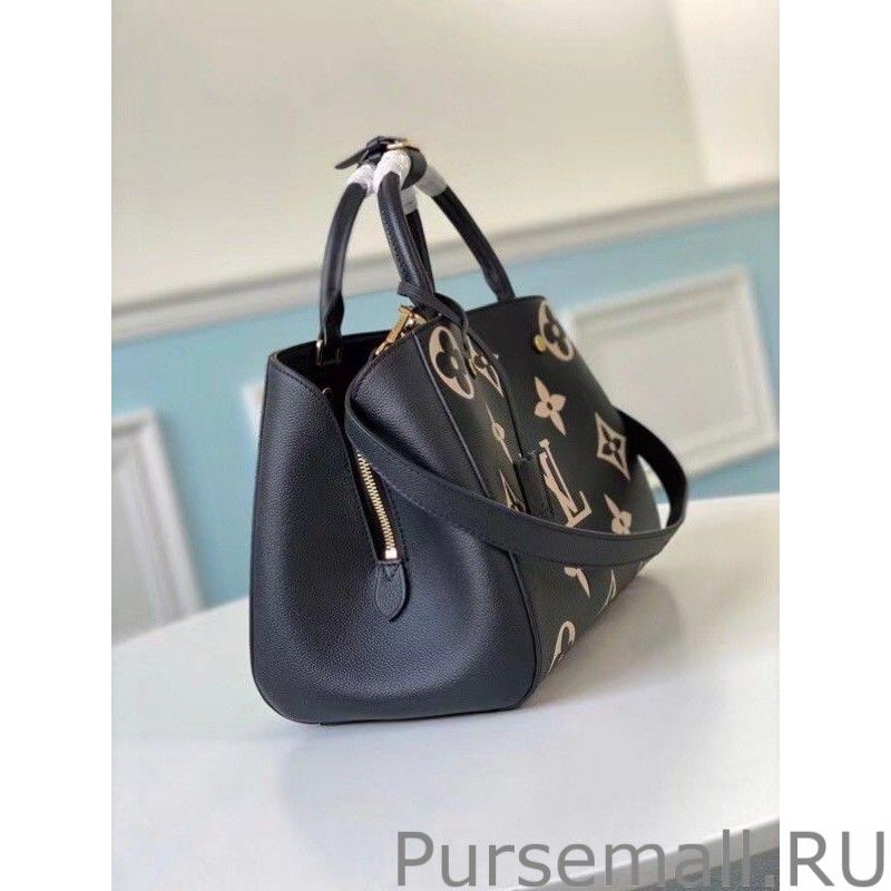 Montaigne MM Bag In Black Leather M45499 - Image 4