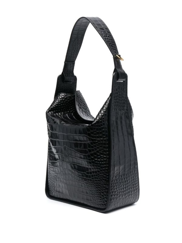 Balenciaga Crush denim shoulder bag - Image 4