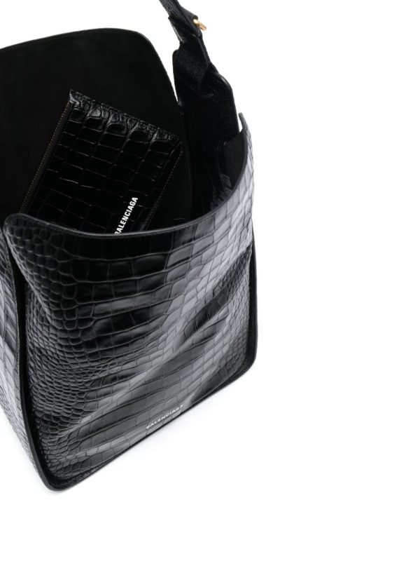 Balenciaga Crush denim shoulder bag - Image 6