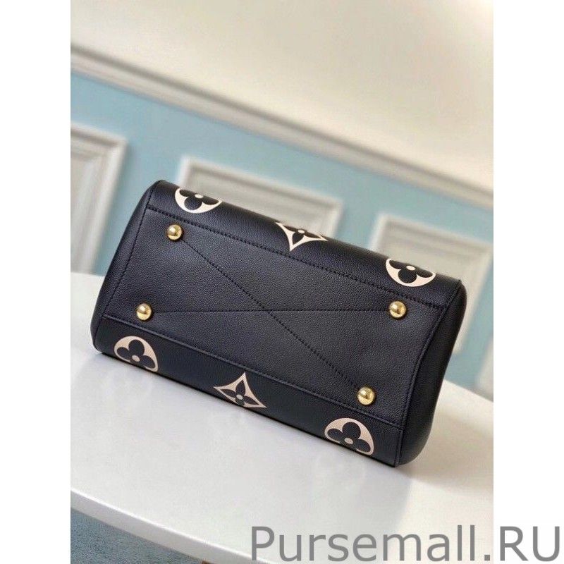 Montaigne MM Bag In Black Leather M45499 - Image 6