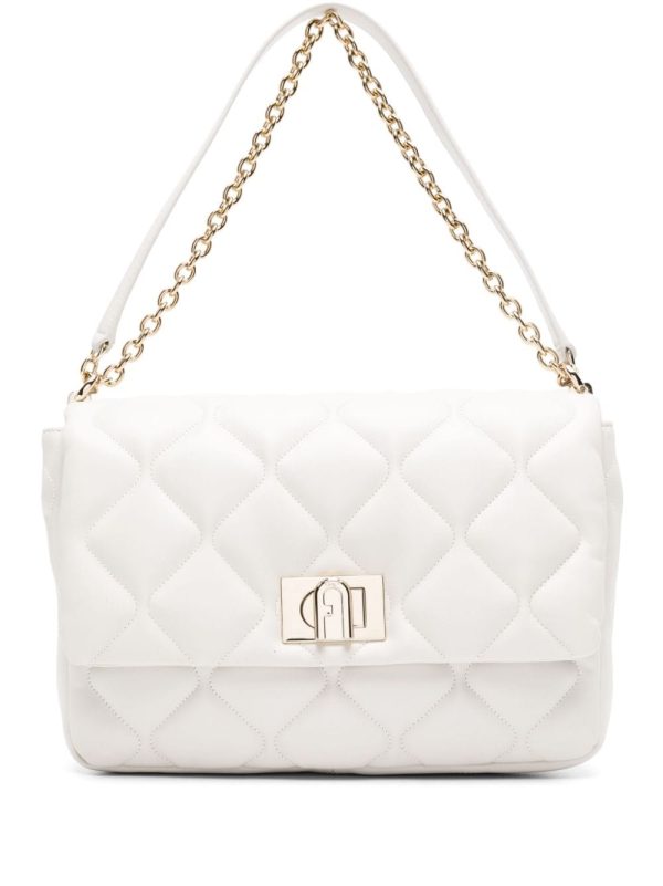 Furla 1927 quilted leather shoulder bag