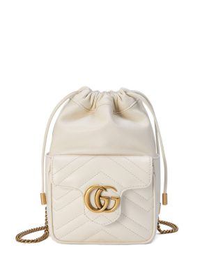 Gucci logo-plaque bucket bag
