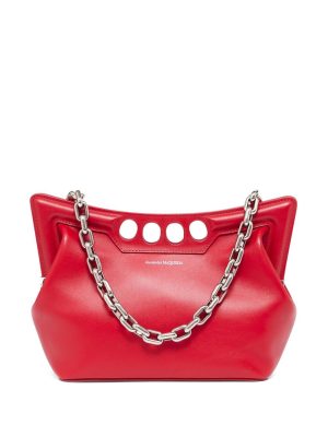 Alexander McQueen The Peak curved mini bag