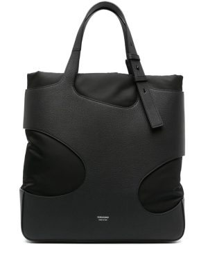 Ferragamo double-layer leather bag