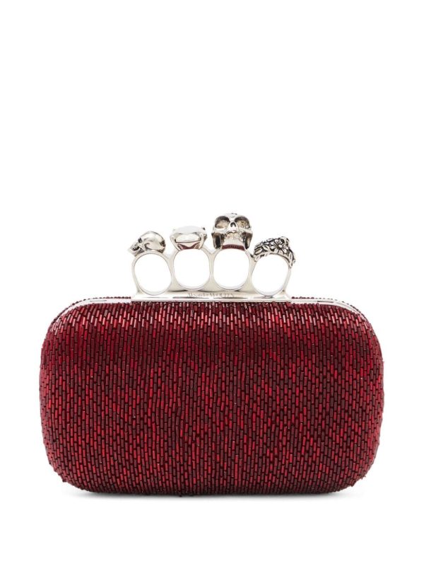 Alexander McQueen Four Ring clutch bag