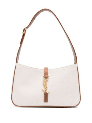 Saint Laurent Le 5 à 7 canvas shoulder bag