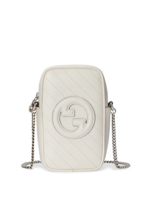 Gucci logo-patch leather shoulder bag