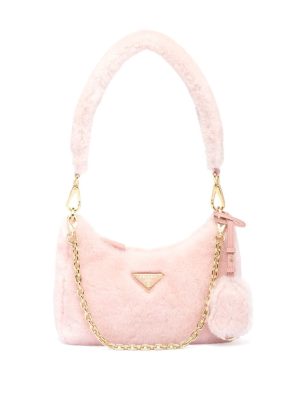 Prada Re-Edition shearling mini bag