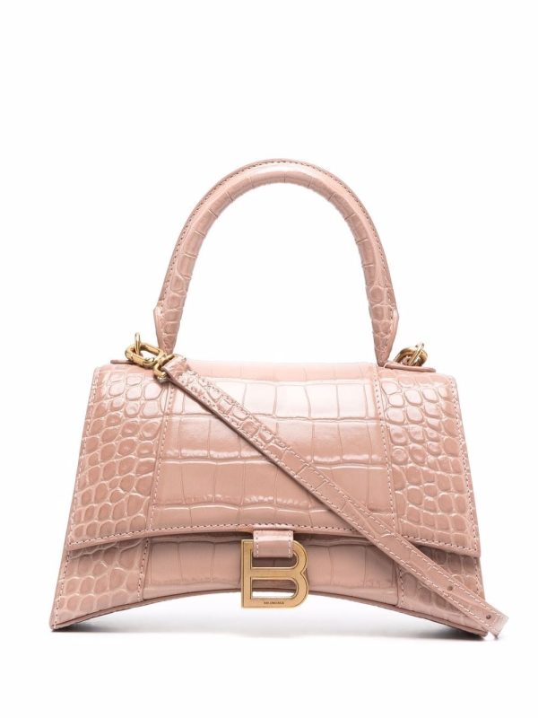 Balenciaga crocodile effect tote bag