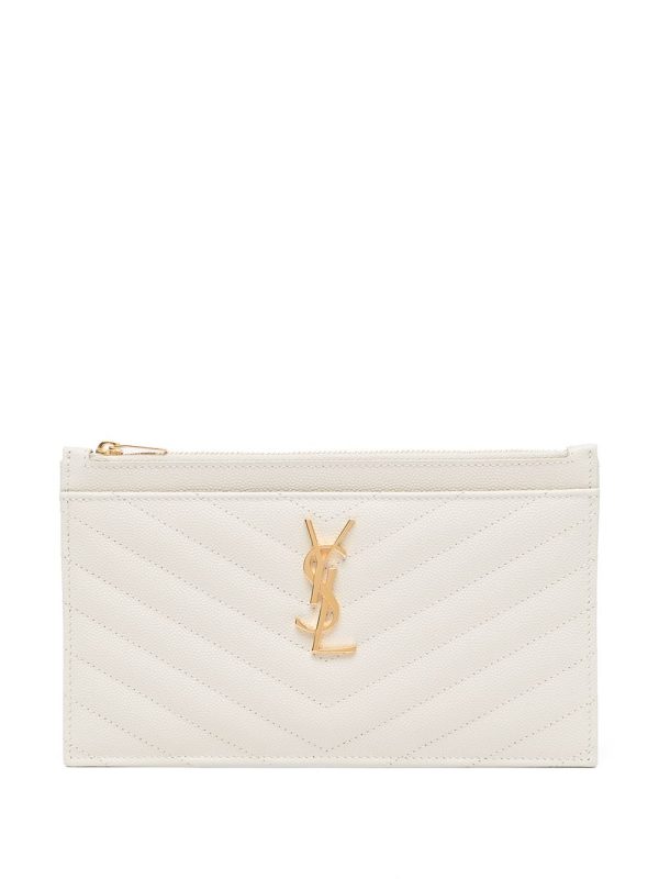 Saint Laurent Cassandre Matelassé zip-fastening pouch