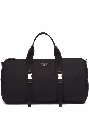 Prada logo-embossed Saffiano leather bag