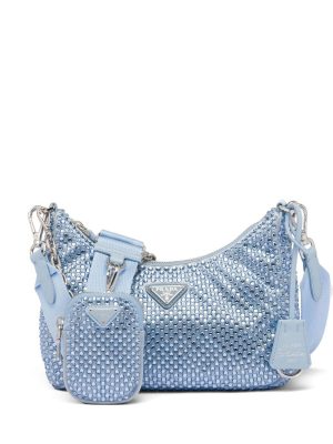 Prada Re-Edition 2005 crystal-embellished shoulder bag