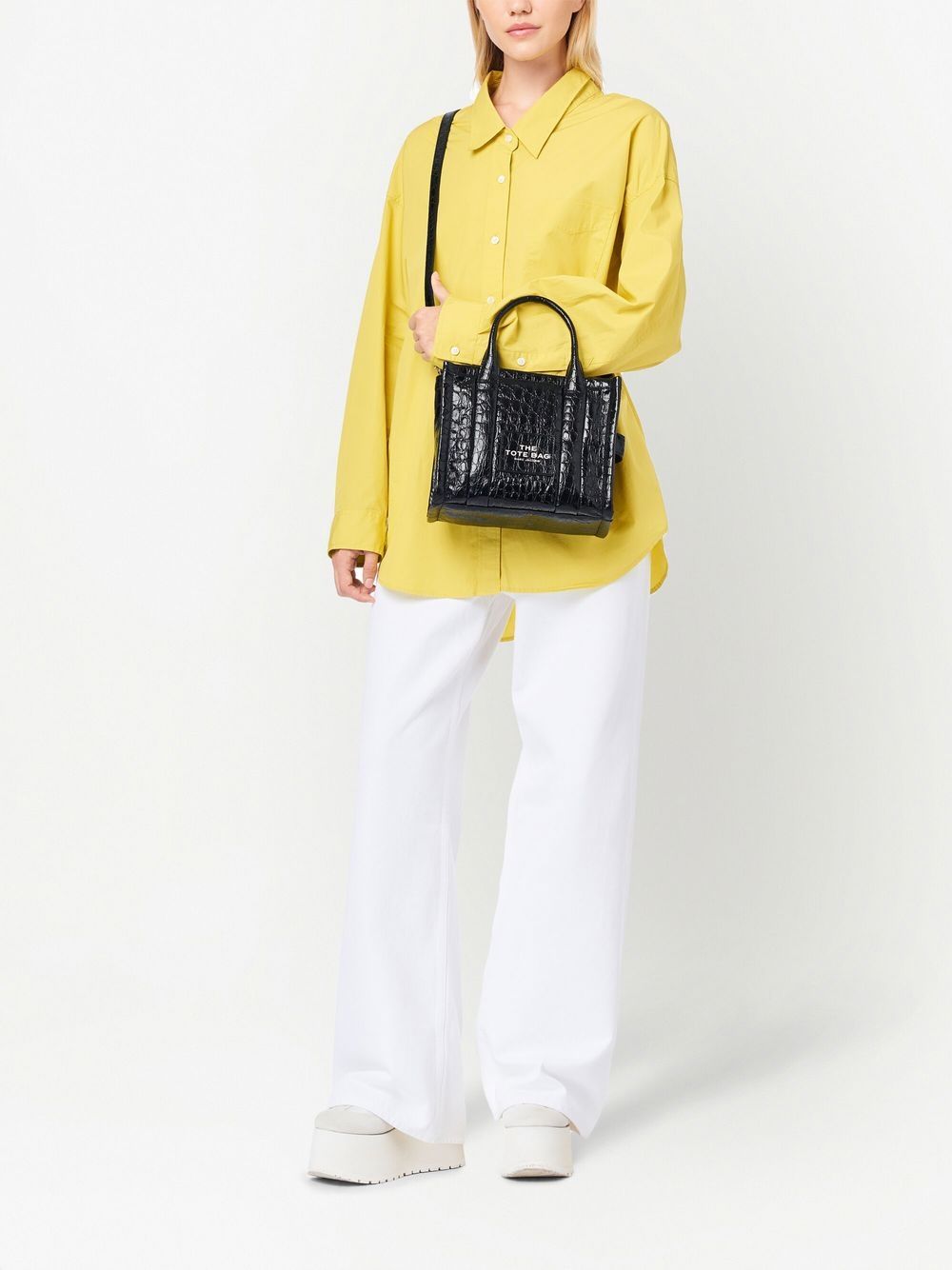 Marc Jacobs The Croc-Embossed Small Tote bag - Image 2