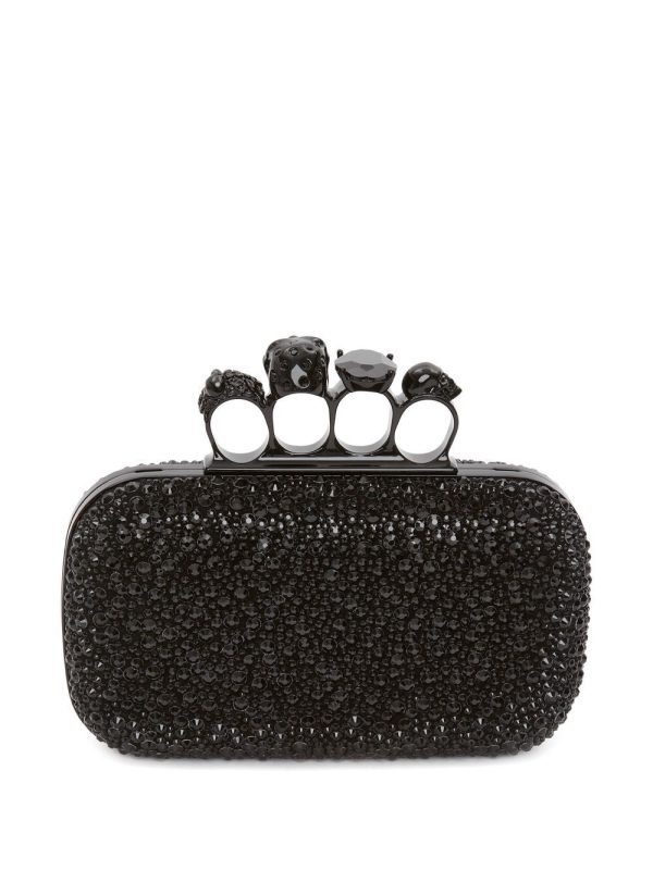 Alexander McQueen Four Ring clutch bag - Image 5