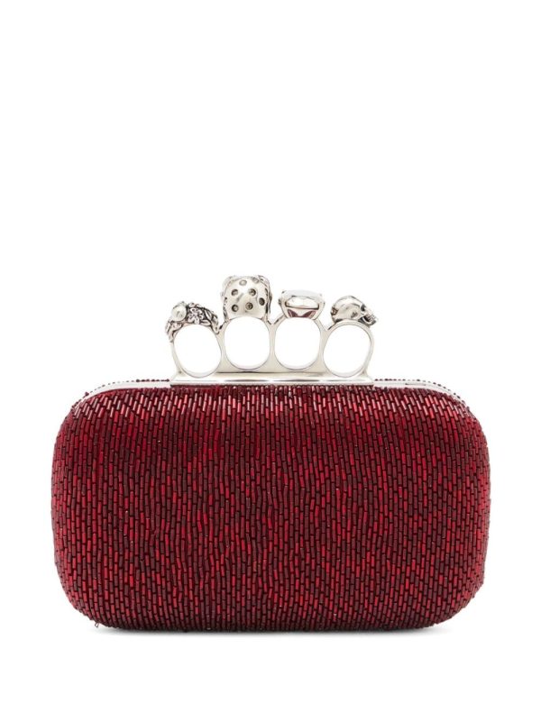 Alexander McQueen Four Ring clutch bag - Image 5