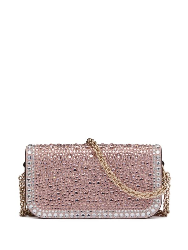 Valentino Garavani small Locò rhinestone-embellished shoulder bag - Image 2