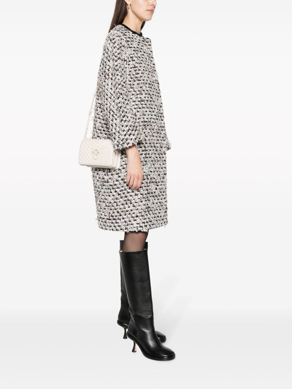 PINKO Love Click chevron crossbody bag - Image 2