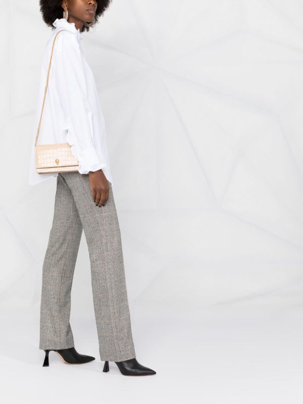 Alexander McQueen crocodile-effect leather shoulder bag - Image 6