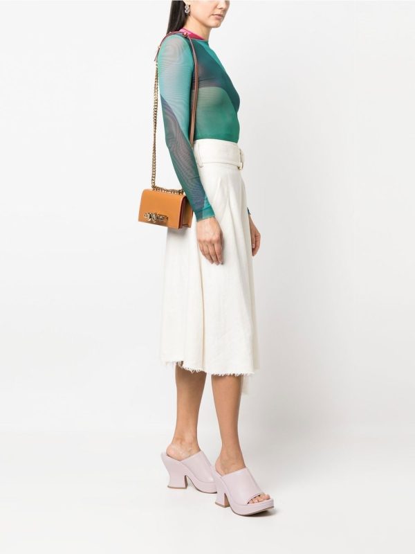 Alexander McQueen embellished leather crossbody bag - Image 5