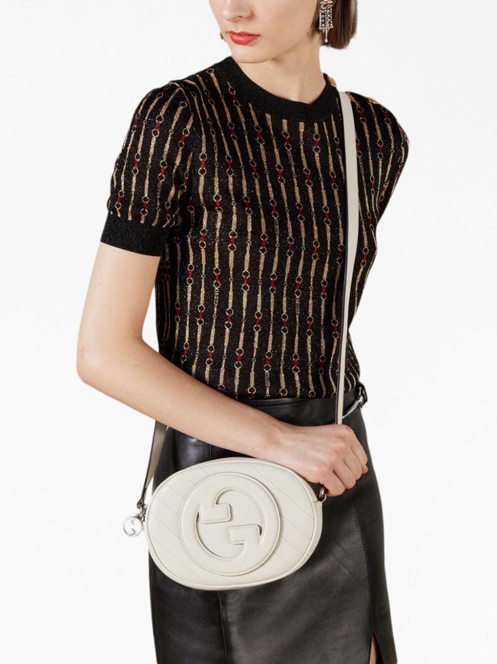 Gucci Blondie leather crossbody bag - Image 2