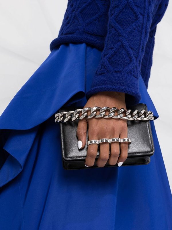 Alexander McQueen Four Ring mini bag - Image 5