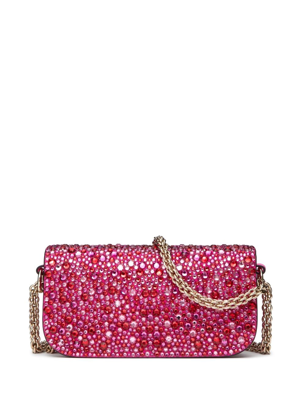 Valentino Garavani small Locò rhinestone-embellished shoulder bag - Image 3