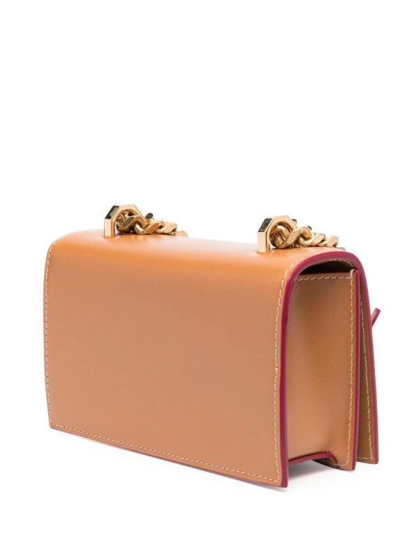 Alexander McQueen embellished leather crossbody bag - Image 4