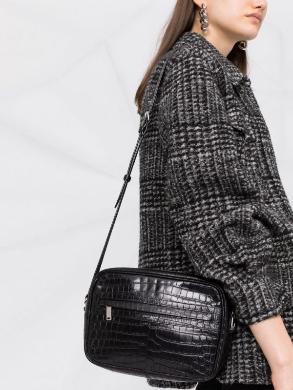 Saint Laurent Camp crocodile-embossed camera bag - Image 2