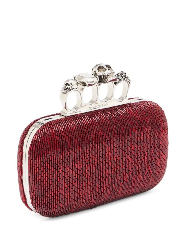 Alexander McQueen Four Ring clutch bag - Image 4