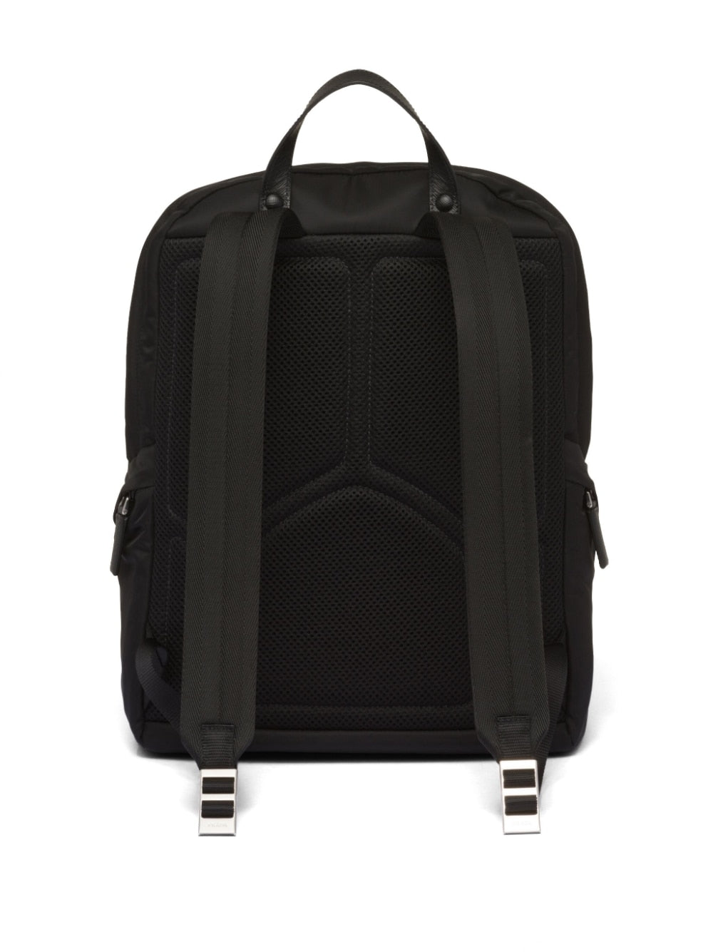 Prada triangle-logo zipped backpack - Image 4