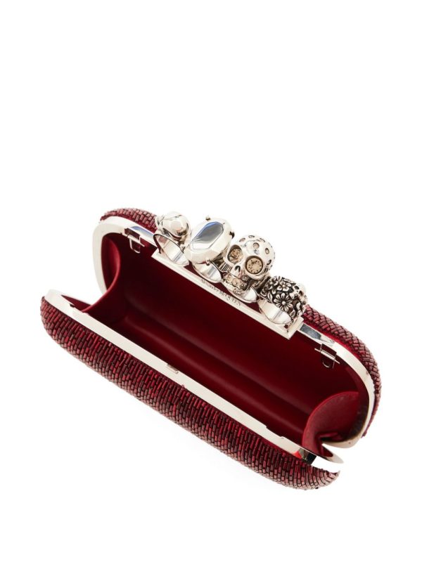 Alexander McQueen Four Ring clutch bag - Image 3