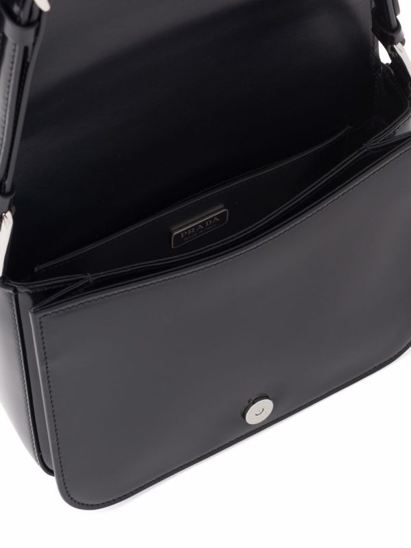 Prada brushed leather shoulder bag - Image 4