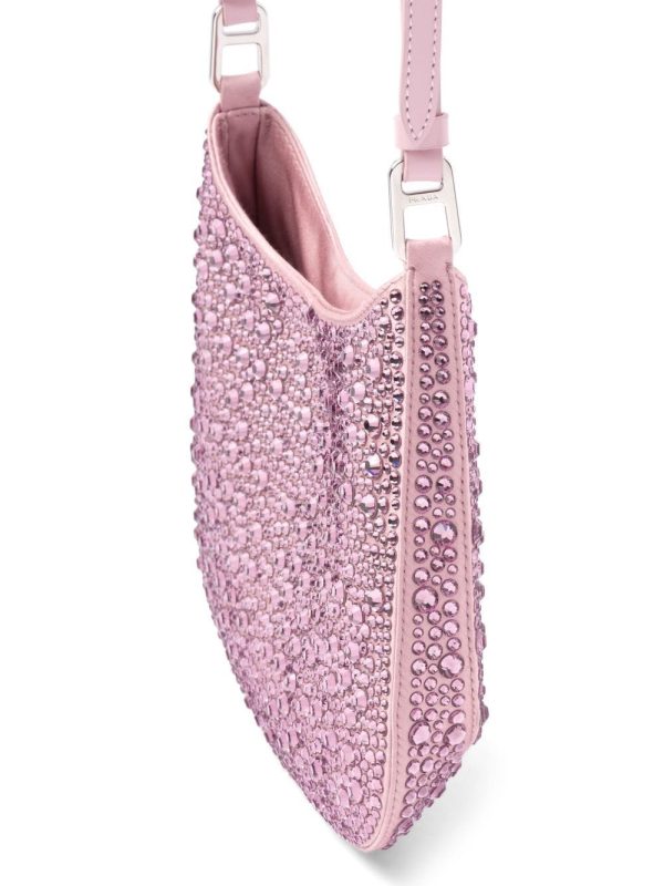 Prada Cleo crystal-embellished shoulder bag - Image 4