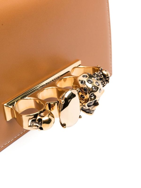 Alexander McQueen embellished leather crossbody bag - Image 3