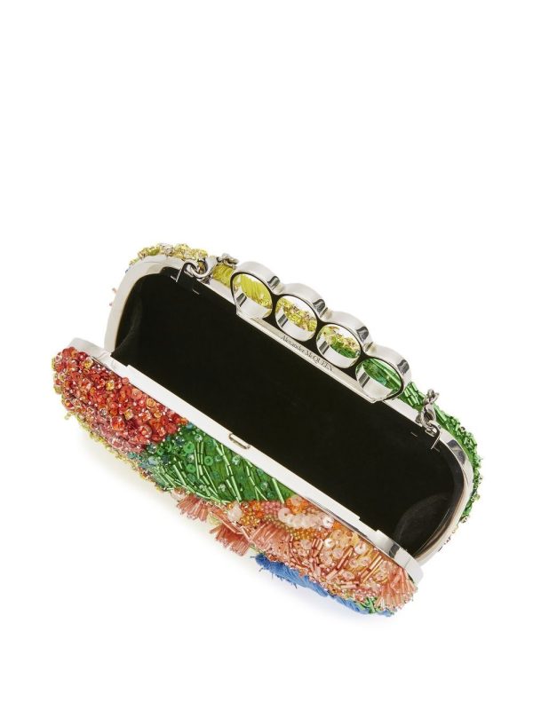 Alexander McQueen beaded knuckleduster clutch bag - Image 2