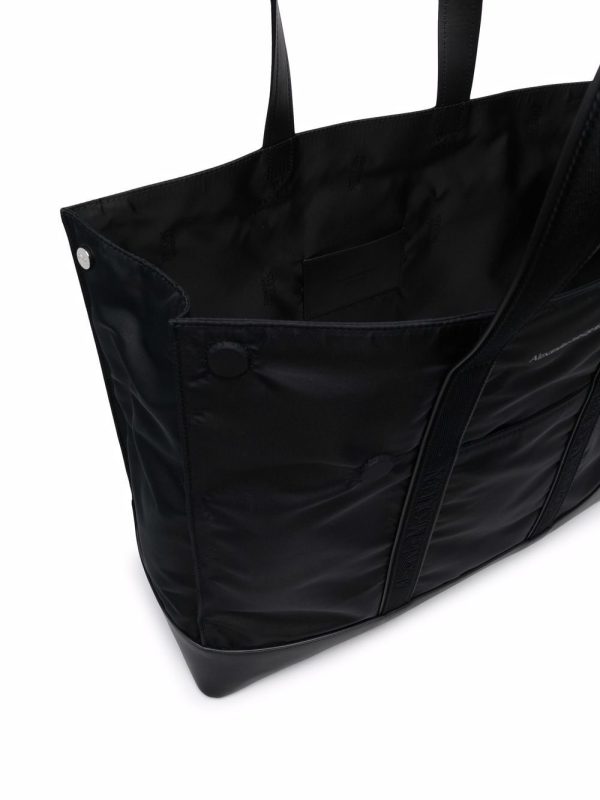 Alexander McQueen logo-embroidered tote - Image 5
