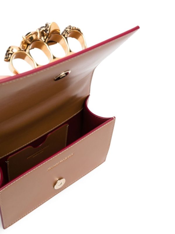 Alexander McQueen embellished leather crossbody bag - Image 2