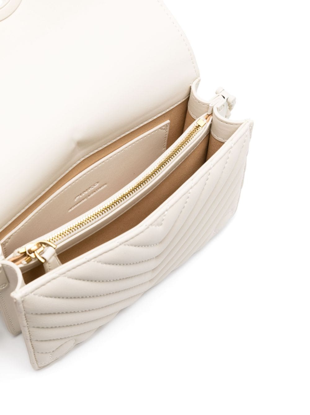PINKO Love Click chevron crossbody bag - Image 5