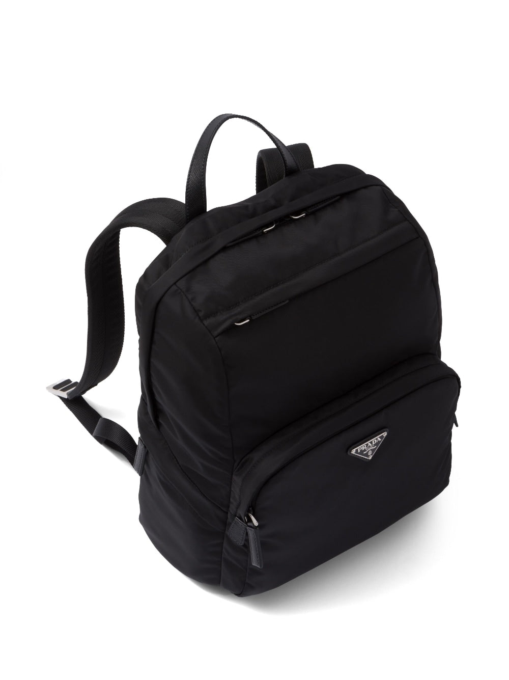 Prada triangle-logo zipped backpack - Image 5