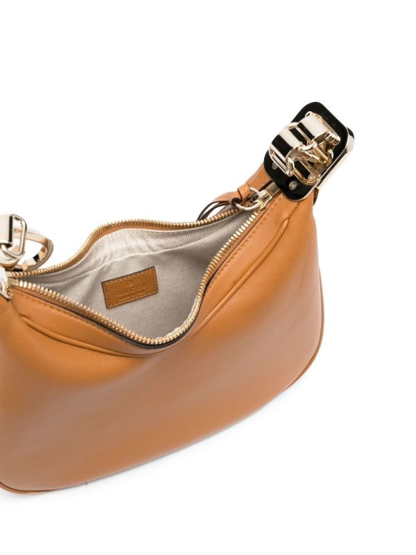 Gucci Web-trim leather shoulder bag - Image 5