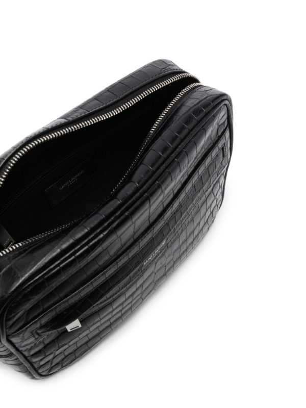 Saint Laurent Camp crocodile-embossed camera bag - Image 6