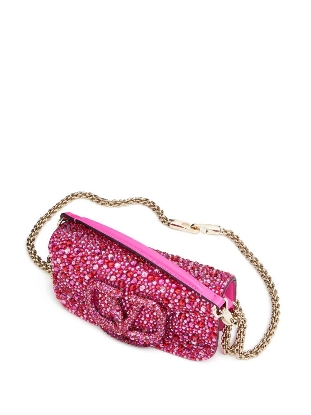 Valentino Garavani small Locò rhinestone-embellished shoulder bag - Image 5