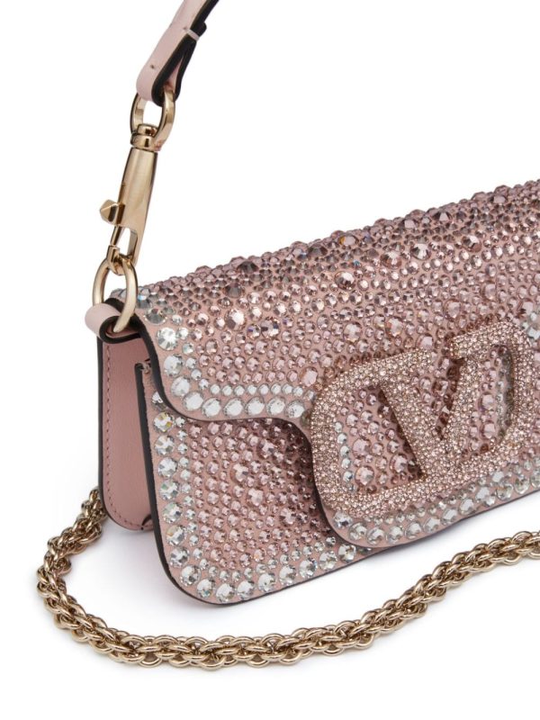Valentino Garavani small Locò rhinestone-embellished shoulder bag - Image 7