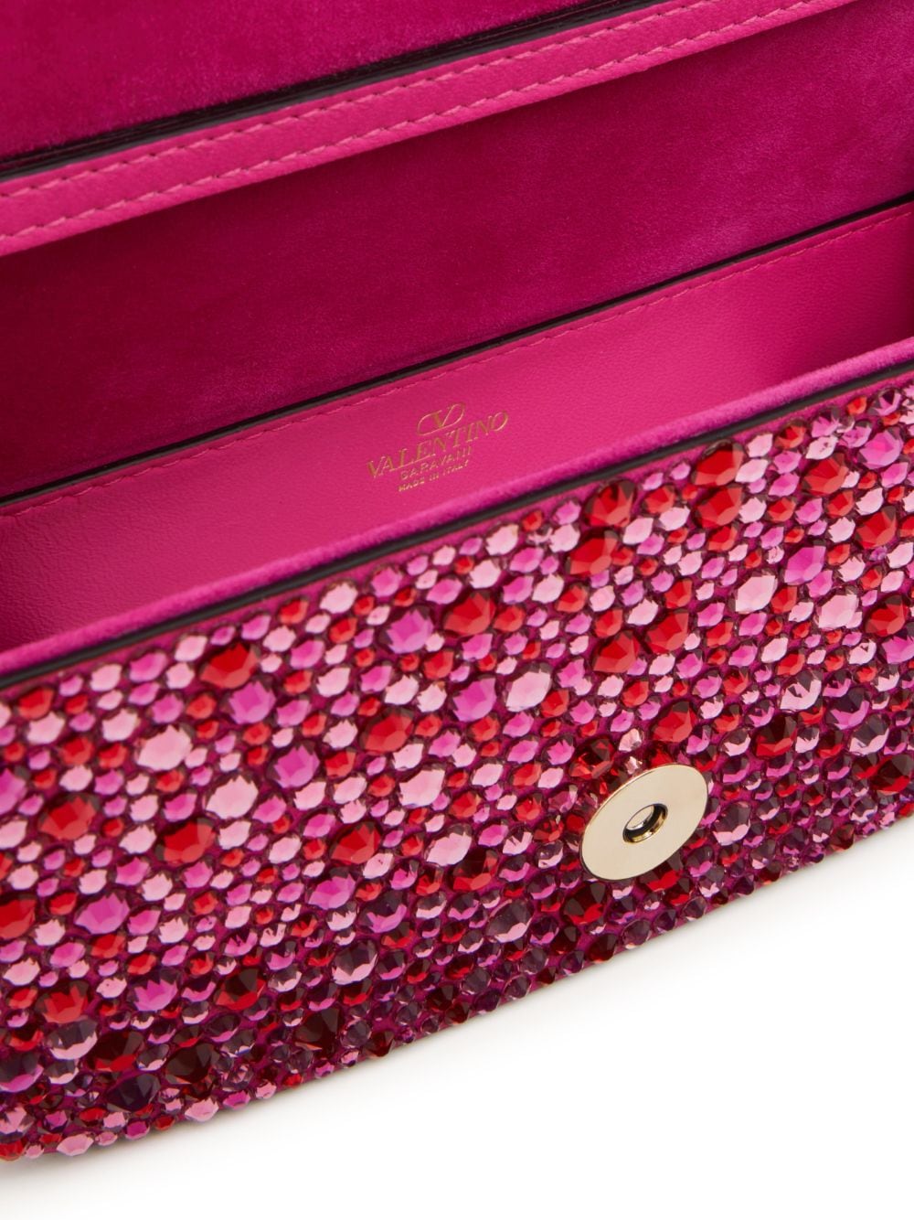 Valentino Garavani small Locò rhinestone-embellished shoulder bag - Image 6