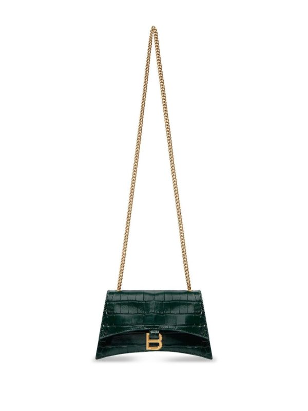 Balenciaga Crush crocodile-embossed shoulder bag - Image 6